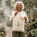 Sister Clare Co Logo Cotton Canvas Tote